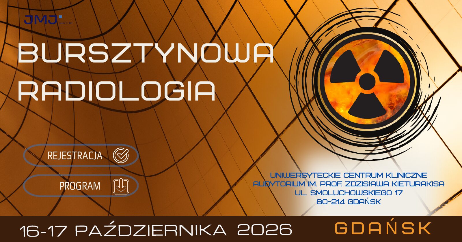 Grafika wydarzenia Bursztynowa Radiologia