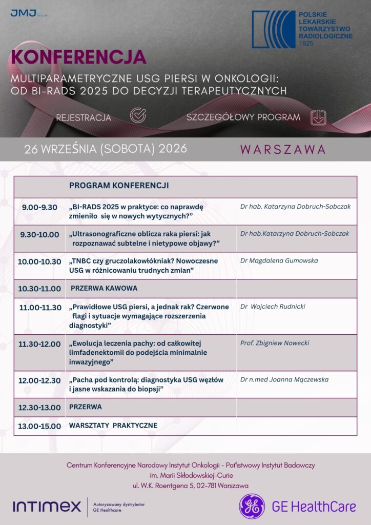 Materiał archiwalny wydarzenia Multiparametryczne USG piersi w onkologii