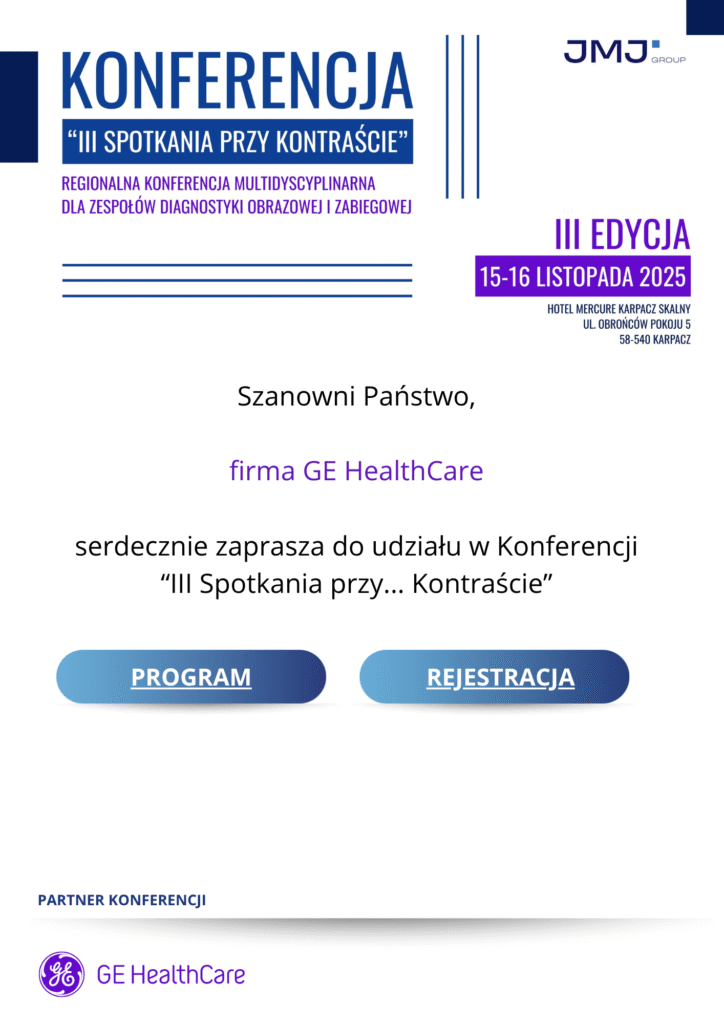 Materiał archiwalny wydarzenia Trzecia Regionalna Konferencja Multidyscyplinarna dla Zespołów Diagnostyki Obrazowej i Zabiegowej