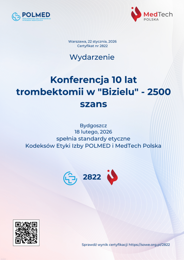 Materiał archiwalny wydarzenia Konferencja jubileuszowa „10 lat trombektomii – 2500 szans”