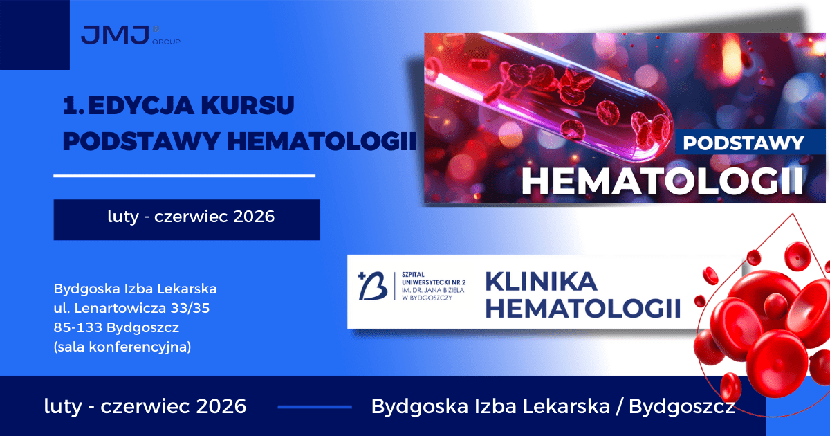 Grafika wydarzenia I edycja kursu — Podstawy hematologii